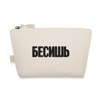 Saying in Russian for Russian Russak Outfit - Organic Pouch - nature - Front