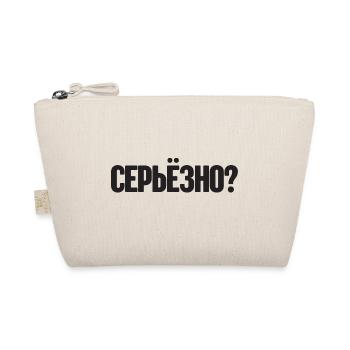 Saying in Russian for Russian Russak Outfit - Organic Pouch - nature - Front