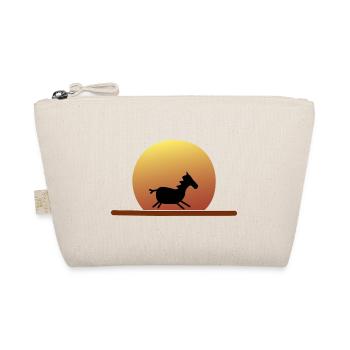 Cheval au coucher du soleil - Trousse biologique - nature - Devant