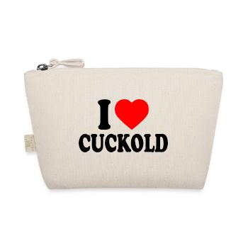 I love cuckold - Bio-Täschchen - Natur - Vorne