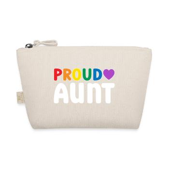 Proud Aunt LGBT - Organic Pouch - nature - Front
