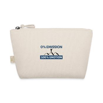 0% emission 100% emotion - Organic Pouch - nature - Front