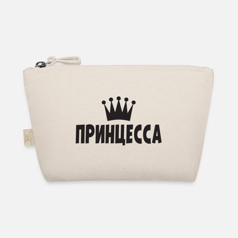 Princess Russian saying in Russian Organic Pouch