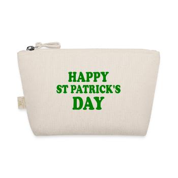 happy st patrick's day - Organic Pouch - nature - Front
