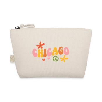 Chicago 70s Hippie - Organic Pouch - nature - Front