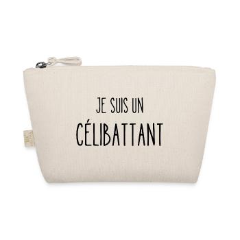 je suis un célibattant - Trousse biologique - nature - Devant