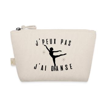 J peux pas j ai danse ballet idée cadeau tshirt - Trousse biologique - nature - Devant