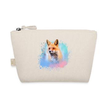 fuchs ,Graffiti, Malerei,fuchs ,aquarell - Bio-Täschchen - Natur - Vorne