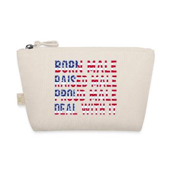 Born Male Raised Male - Organic Pouch - nature - Front