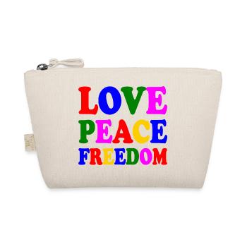 Love peace freedom - Trousse biologique - nature - Devant
