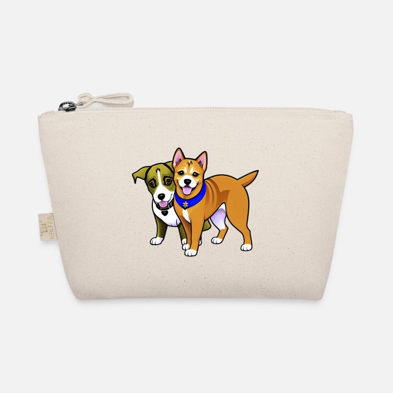 Deux chiens mignons Trousse biologique