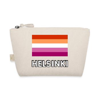 Lesbian Pride Flagge Helsinki - Bio-Täschchen - Natur - Vorne