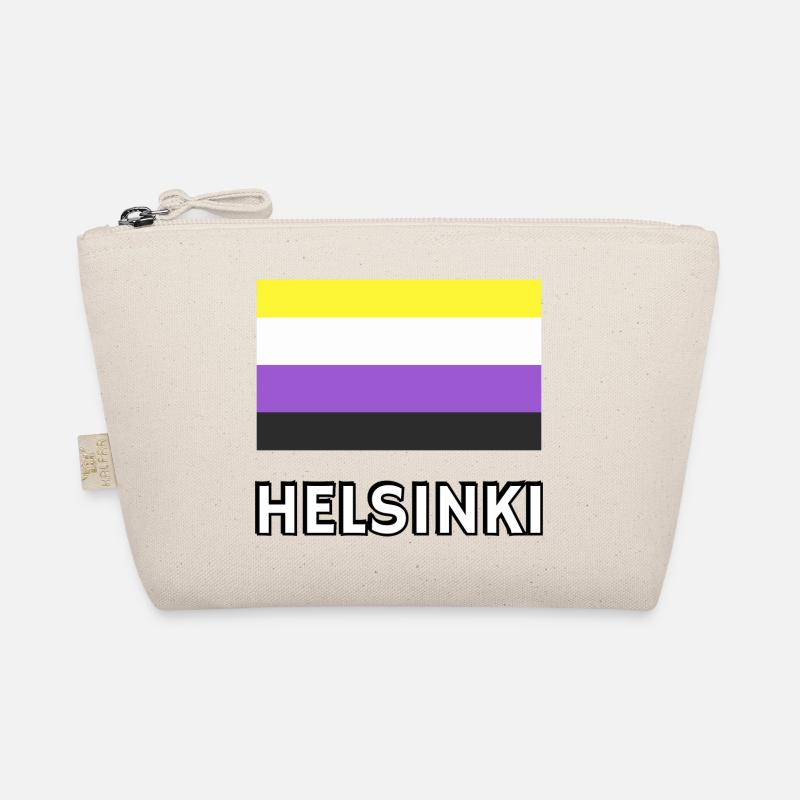 Non binary Pride Flag Helsinki Organic Pouch