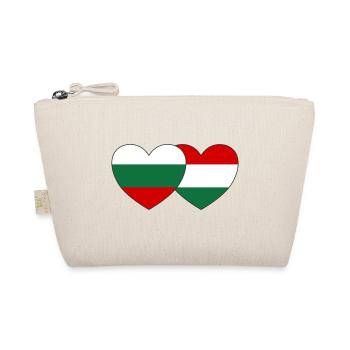Bulgarie Hongrie Drapeau Cœur - Trousse biologique - nature - Devant