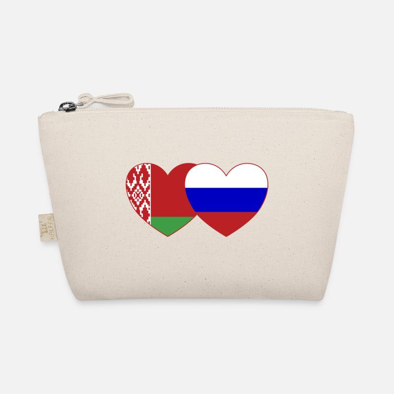 Biélorussie Russie Drapeau Cœur Trousse biologique
