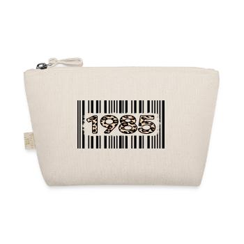 1985 birthday anniversary limited leopard 37 years - Organic Pouch - nature - Front