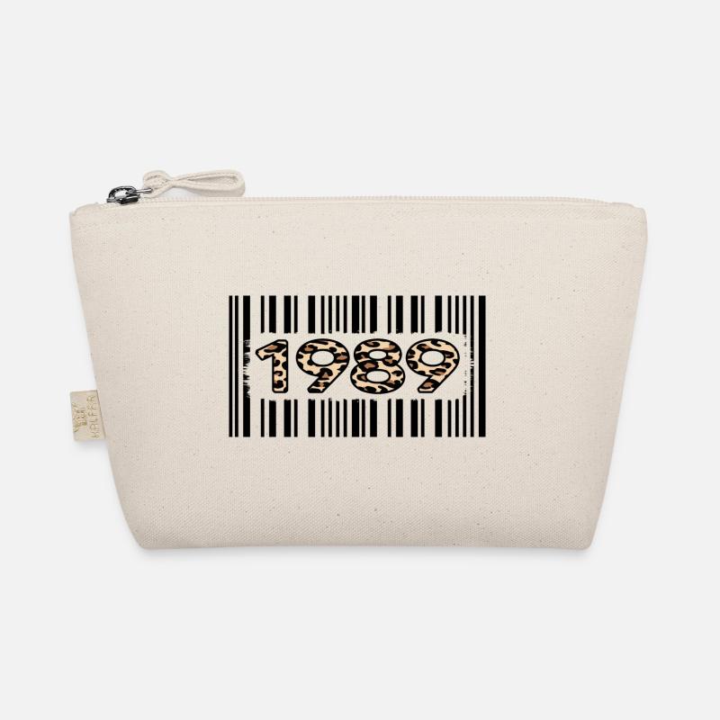 1989 anniversaire 33 ans anniversaire code à barres léopard Trousse biologique