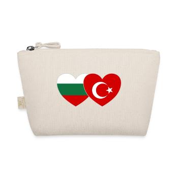 Bulgarie Turquie Drapeau Cœur - Trousse biologique - nature - Devant