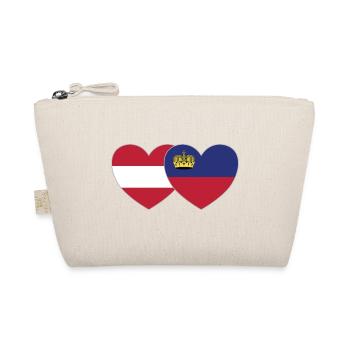 Autriche Liechtenstein Drapeau Coeur - Trousse biologique - nature - Devant