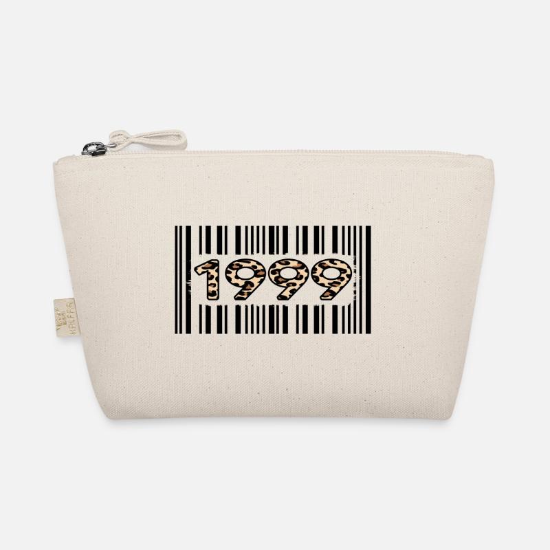 1999 geburtstag 23 jahre jubiläum barcode leopard Bio-Täschchen