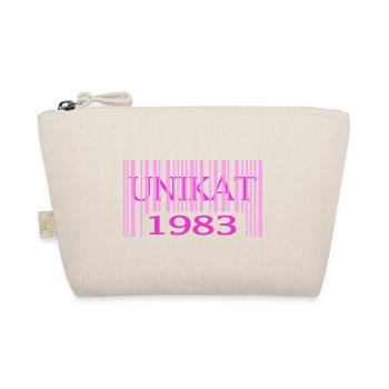 1983 geburtstag seltenes unikat rosa barcode - Bio-Täschchen - Natur - Vorne