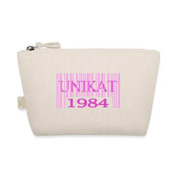 geburtstag 1984 seltenes unikat rosa barcode - Bio-Täschchen - Natur - Vorne