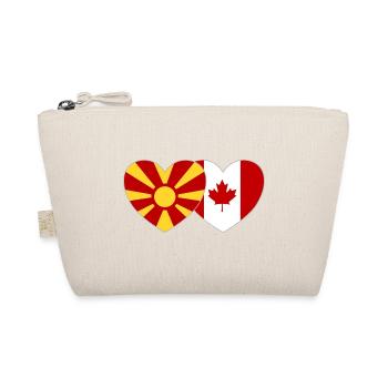 Macédoine Drapeau Canada Cœur - Trousse biologique - nature - Devant