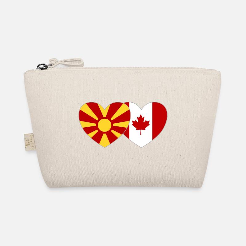 Macédoine Drapeau Canada Cœur Trousse biologique