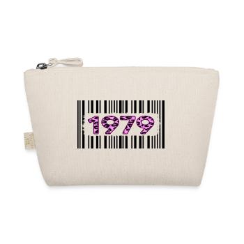1979 Birthday rare unique pink Leo barcode - Organic Pouch - nature - Front