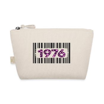 1976 Anniversaire unique rose léopard code-barres - Trousse biologique - nature - Devant