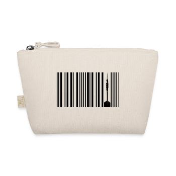 Darts Darts Player Darts "Dart-Barcode-Dartcode" - Organic Pouch - nature - Front