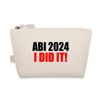 Abi 2024 - Bio-Täschchen - Natur - Vorne