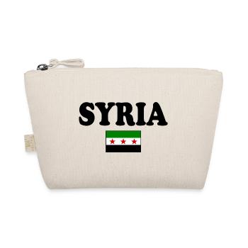syrien flagge - Bio-Täschchen - Natur - Vorne