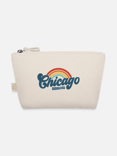 Chicago 70s Hippie - Organic Pouch - nature - Front