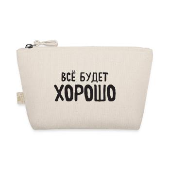 All OK Saying in Russian Russia Outfit for - Organic Pouch - nature - Front