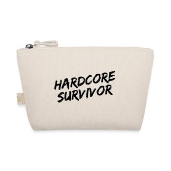 Police de pinceau noire « Hardcore Survivor » - Trousse biologique - nature - Devant