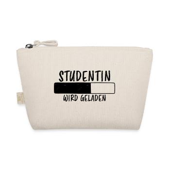 Studentin Spruch Universität Studentin Geschenk - Bio-Täschchen - Natur - Vorne