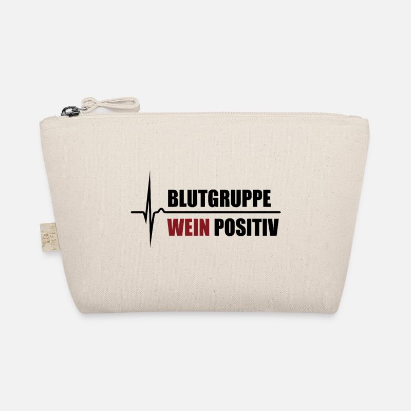 Blutgruppe Wein Positiv - da steigt dein Puls Bio-Täschchen
