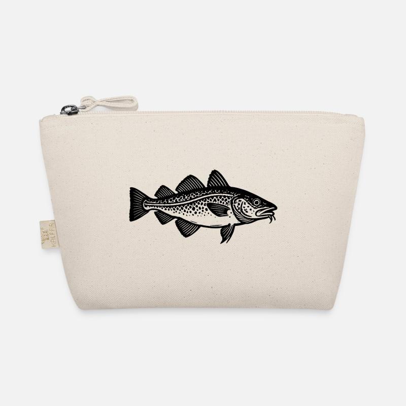 Target Fish Cod - Fish - Angler Gift Organic Pouch