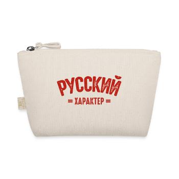 Russian character saying in Russian for - Organic Pouch - nature - Front