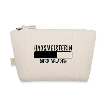 Hausmeisterin Spruch Lustig Hausmeisterin Geschenk - Bio-Täschchen - Natur - Vorne