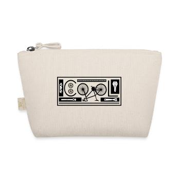 Bicycle Bike Road Bike Bicycle Chain Bicycle Workshop - Organic Pouch - nature - Front