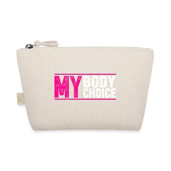 My Body My Decision - Organic Pouch - nature - Front