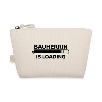 Bauherrin Spruch Bauherr Lustig Bauherrin Geschenk - Bio-Täschchen - Natur - Vorne