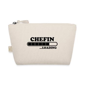Chefin Spruch Familie Beruf Lustig Chefin Geschenk - Bio-Täschchen - Natur - Vorne