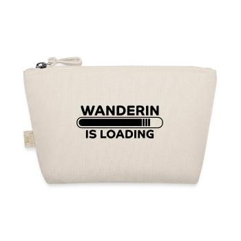Wanderin Lustiger Spruch Outdoor Wanderer Geschenk - Bio-Täschchen - Natur - Vorne