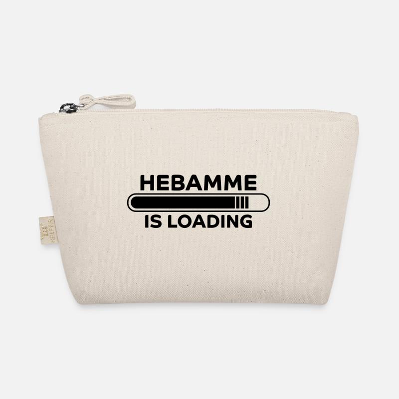 Hebamme Spruch Beruf Lustiges Hebammen Geschenk - Bio-Täschchen - Natur