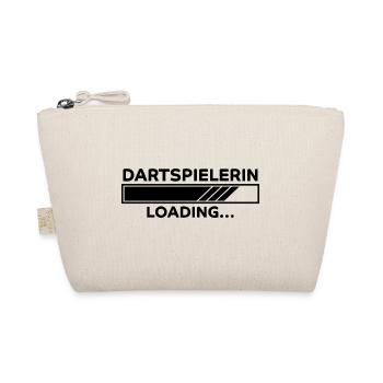 Dartspielerin Spruch Darter Dartspielerin Geschenk - Bio-Täschchen - Natur - Vorne