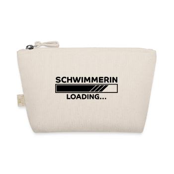 Schwimmerin Spruch Schwimmen Schwimmerin Geschenk - Bio-Täschchen - Natur - Vorne