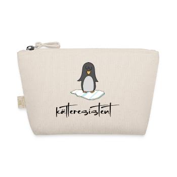 Eisbaden kälteresistenter Eisbader-Pinguin - Bio-Täschchen - Natur - Vorne